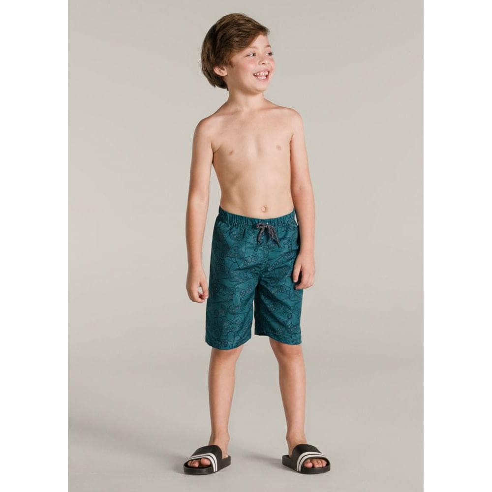 Bermuda em microfibra infantil menino Brandili