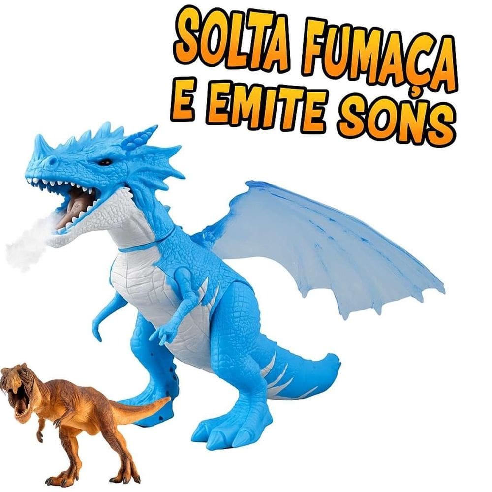 Dragão De Brinquedo Articulado Presente Para Menino Envio Hoje