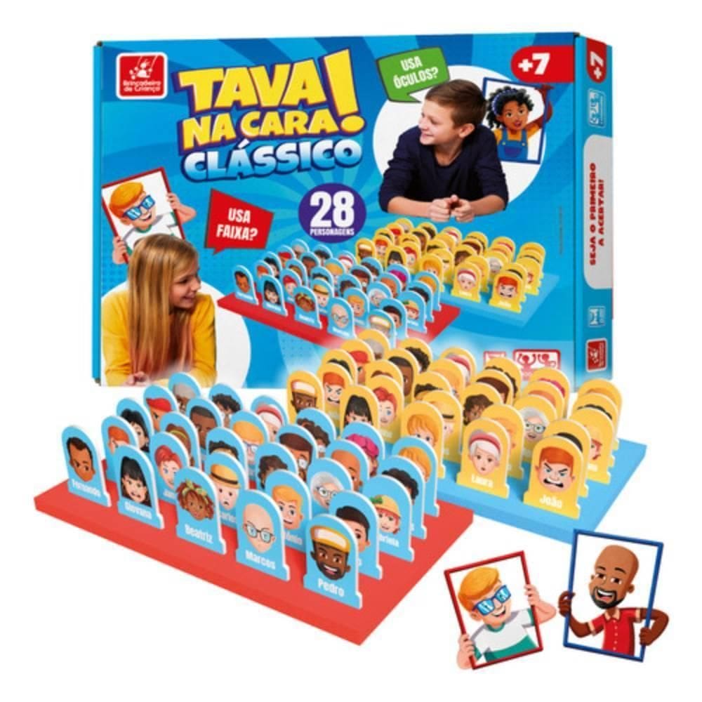 Jogo Tava Na Cara Clássico 6080 Brincadeira De Criança