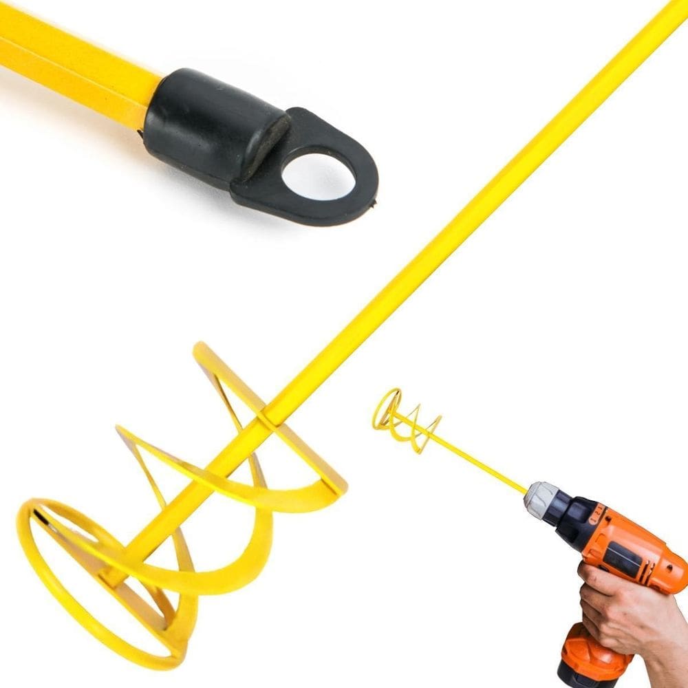 Batedor Misturador Tinta Argamassa Gesso 10X60Cm Furadeira