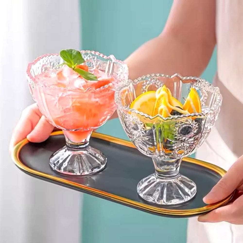 Jogo De 6 Taças Sobremesa 245Ml Design Tropical