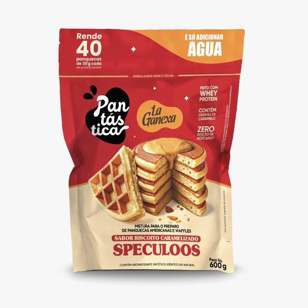 Pantastica Panqueca Proteica Sabor Speculoos 600G La Ganexa