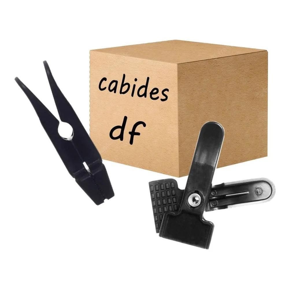 50 Presilhas Prendedor Preto Cabide Saia Short Calça