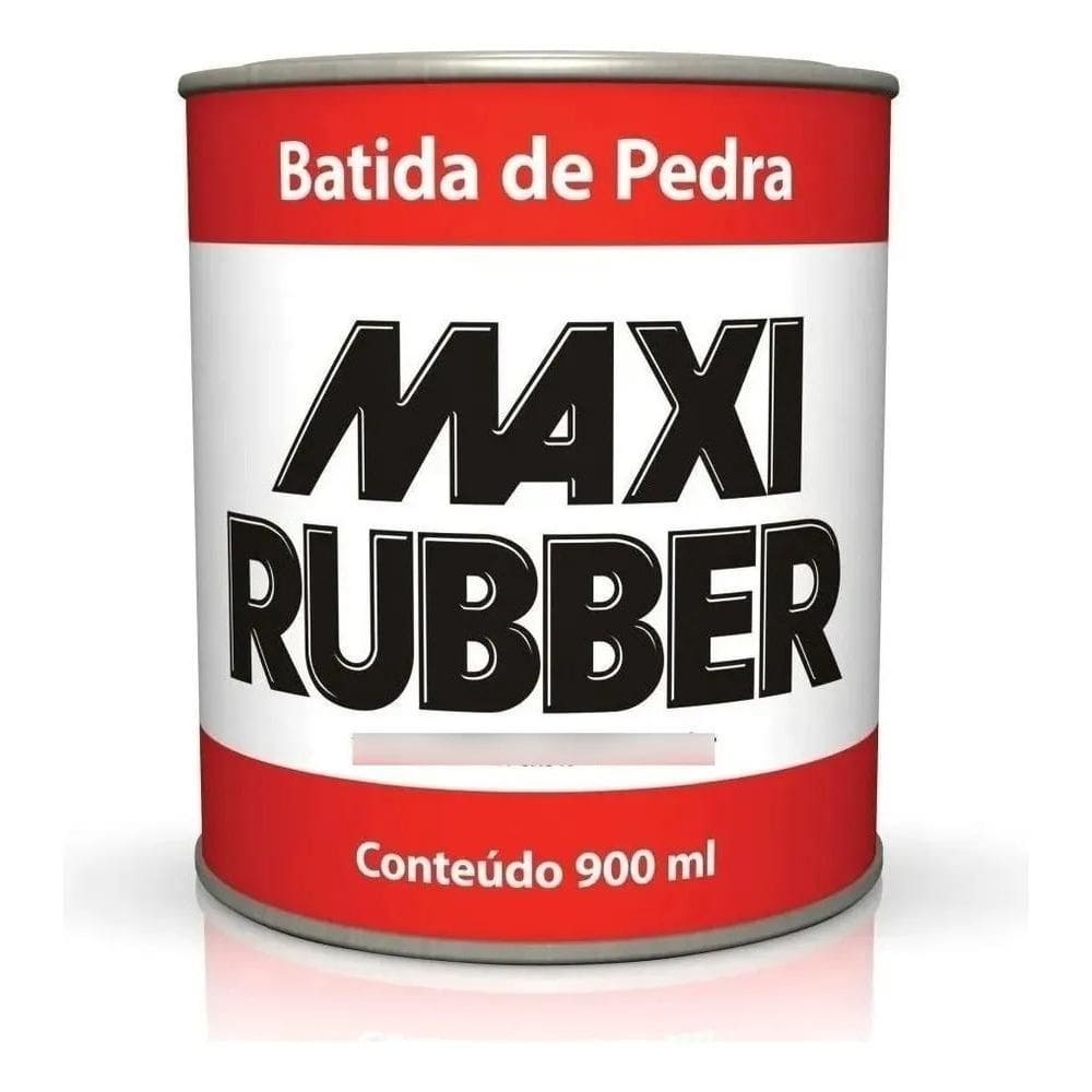 Batida De Pedra Branco 900Ml Tinta Emborrachamen Maxi Rubber