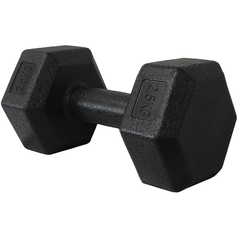Halter Dumbbell Pvc Sextavado - 2.5Kg