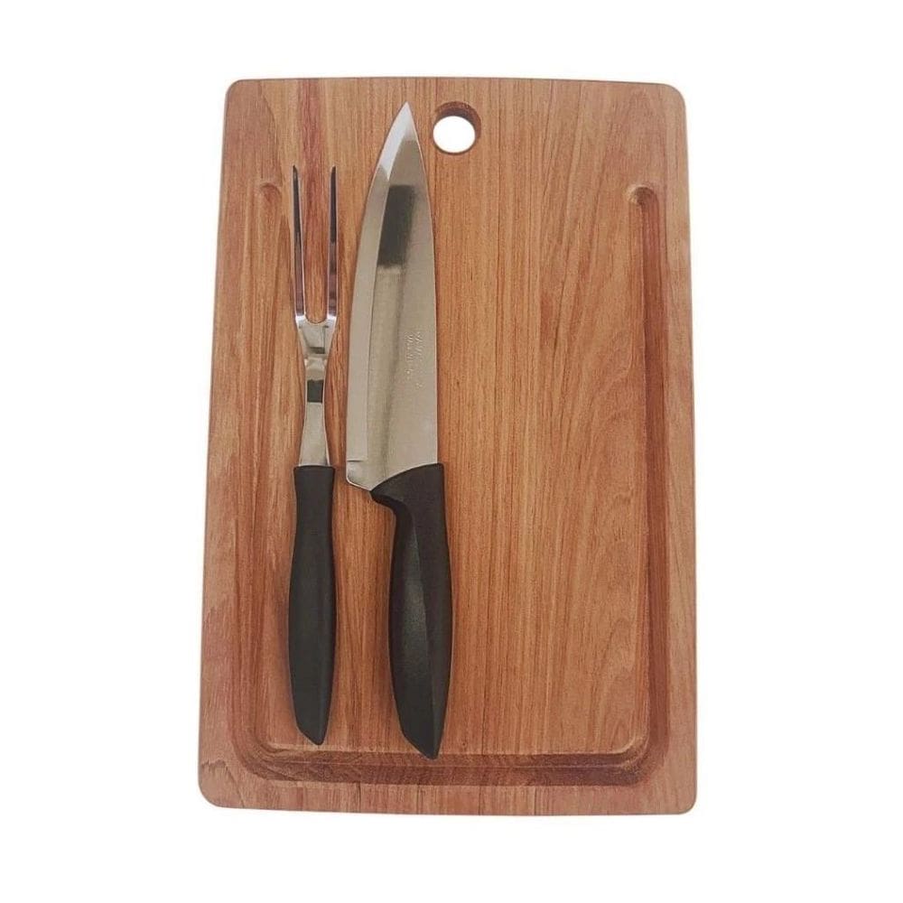 Kit 3 Peças Churrasco Tramontina Tabua Garfo Faca