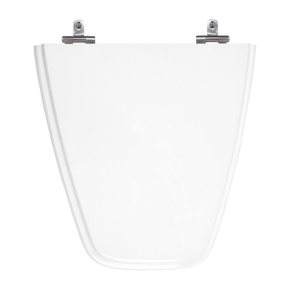 Assento Laqueado Plaza Branco Tampa Ideal Standard Mdf Bone