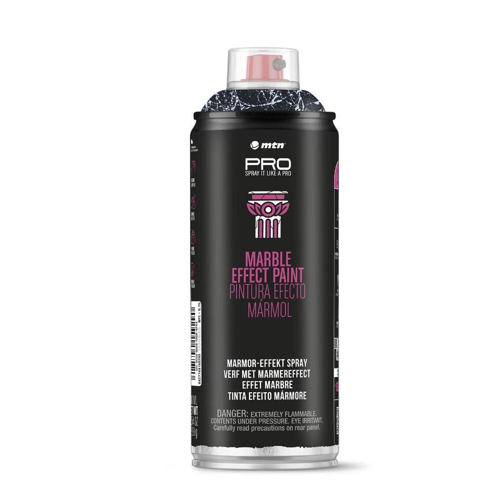Tinta Spray Efeito Mármore Prata 400Ml Pro Mtn