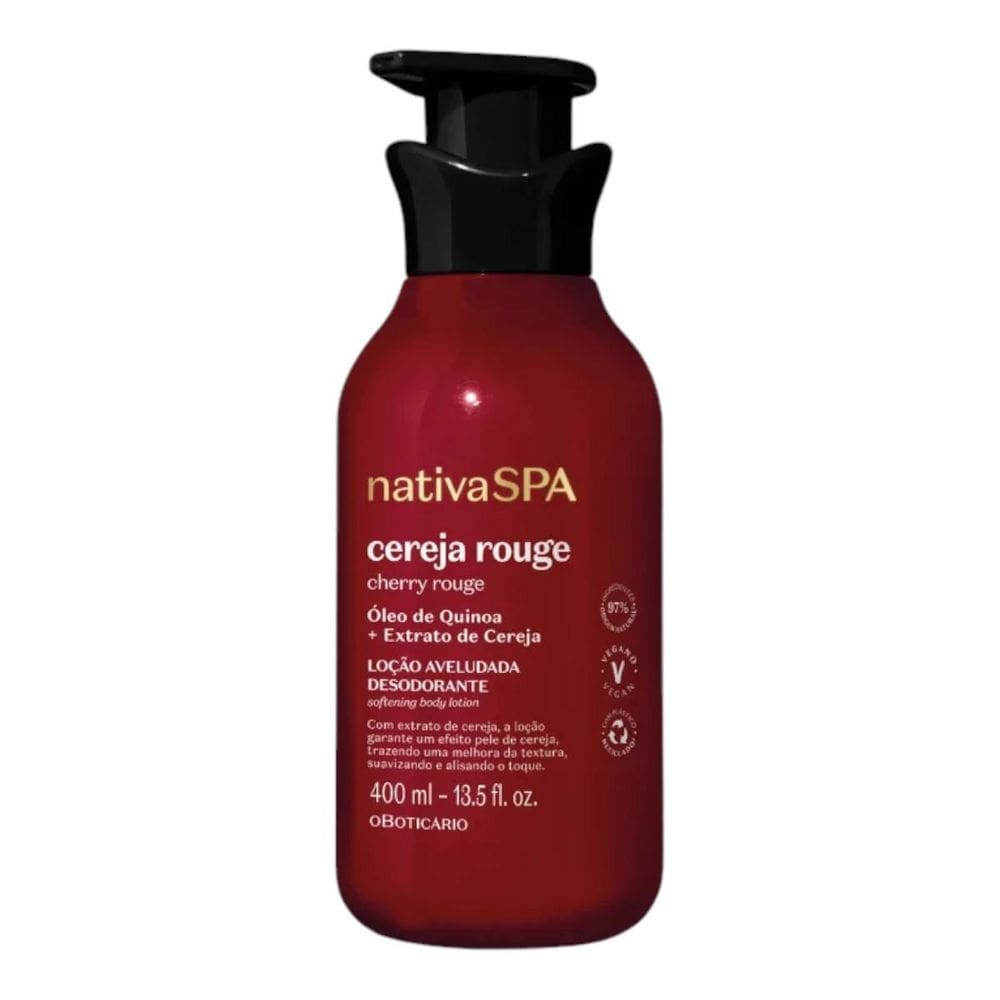 Nativa Spa Cereja Rouge Hidratante Corporal 400Ml Boticário