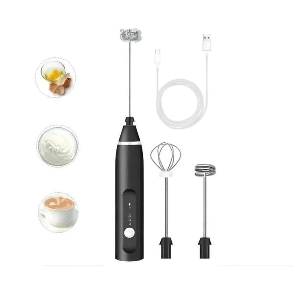 Mini Mixer Misturador Bebidas Batedor Ovos Processador