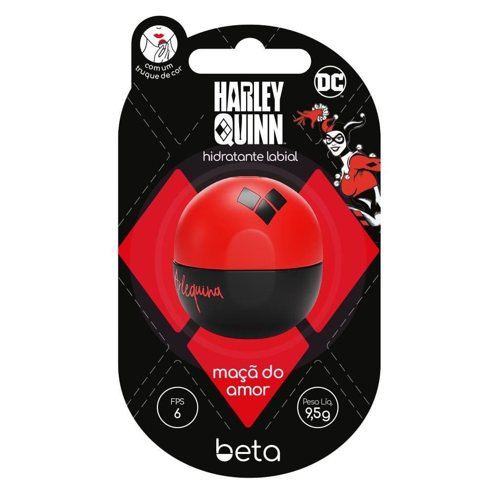 Hidratante Labial Beta Arlequina Maçã Do Amor Cor Vermelho