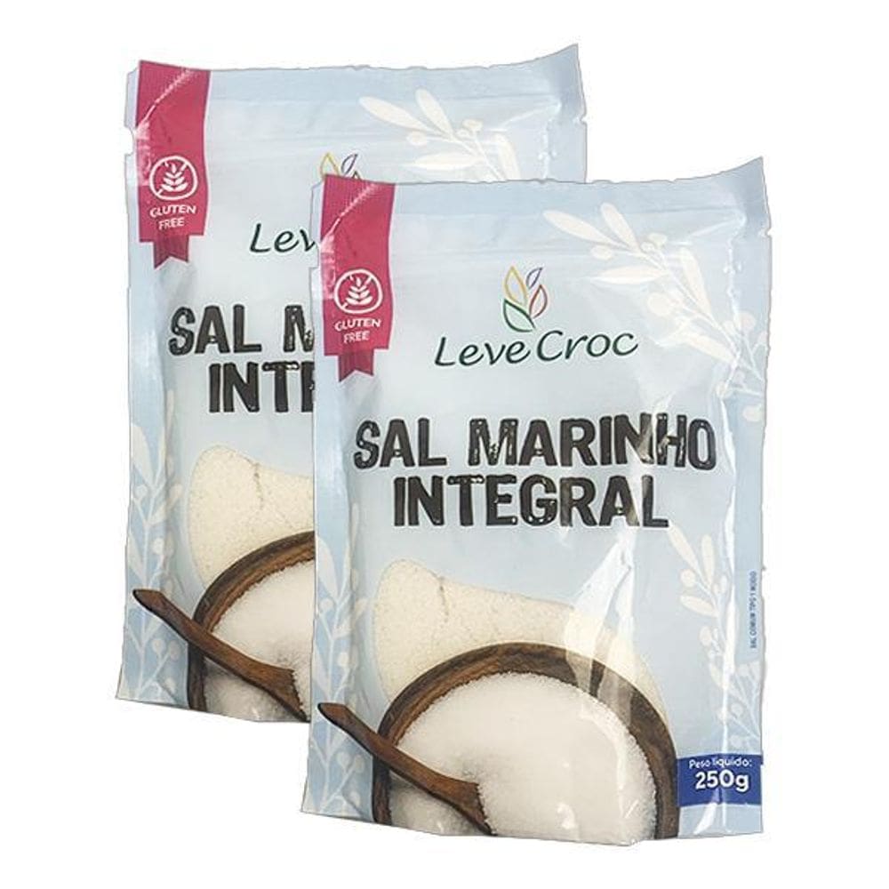 Kit 2X: Sal Marinho Integral Leve Croc 250G