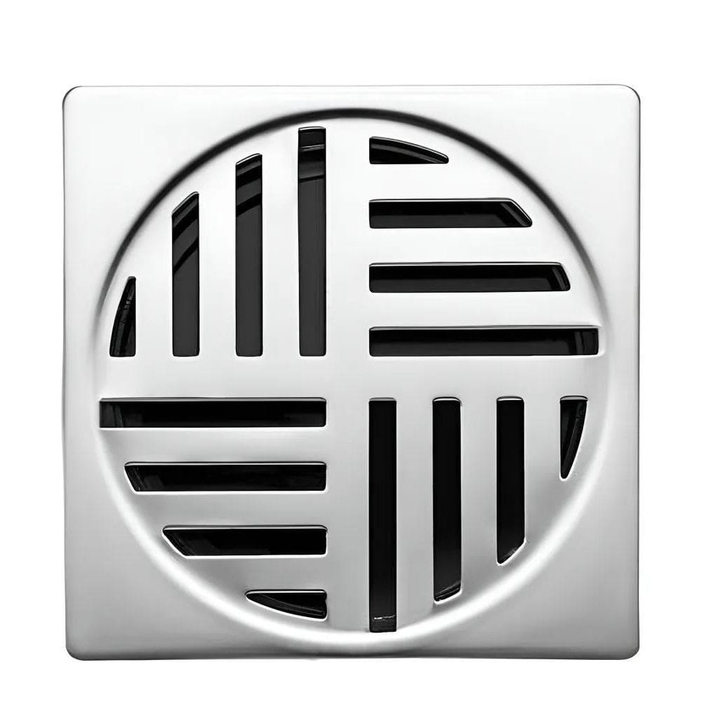 Grelha Inox Para Ralo Automático Quadrada 10Cm Lorenzetti