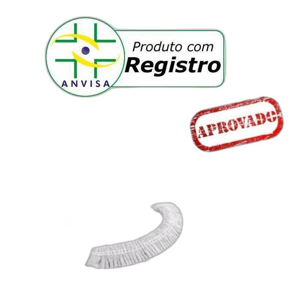 Touca Tnt Descartavél Branca - Kit 100 - Anvisa