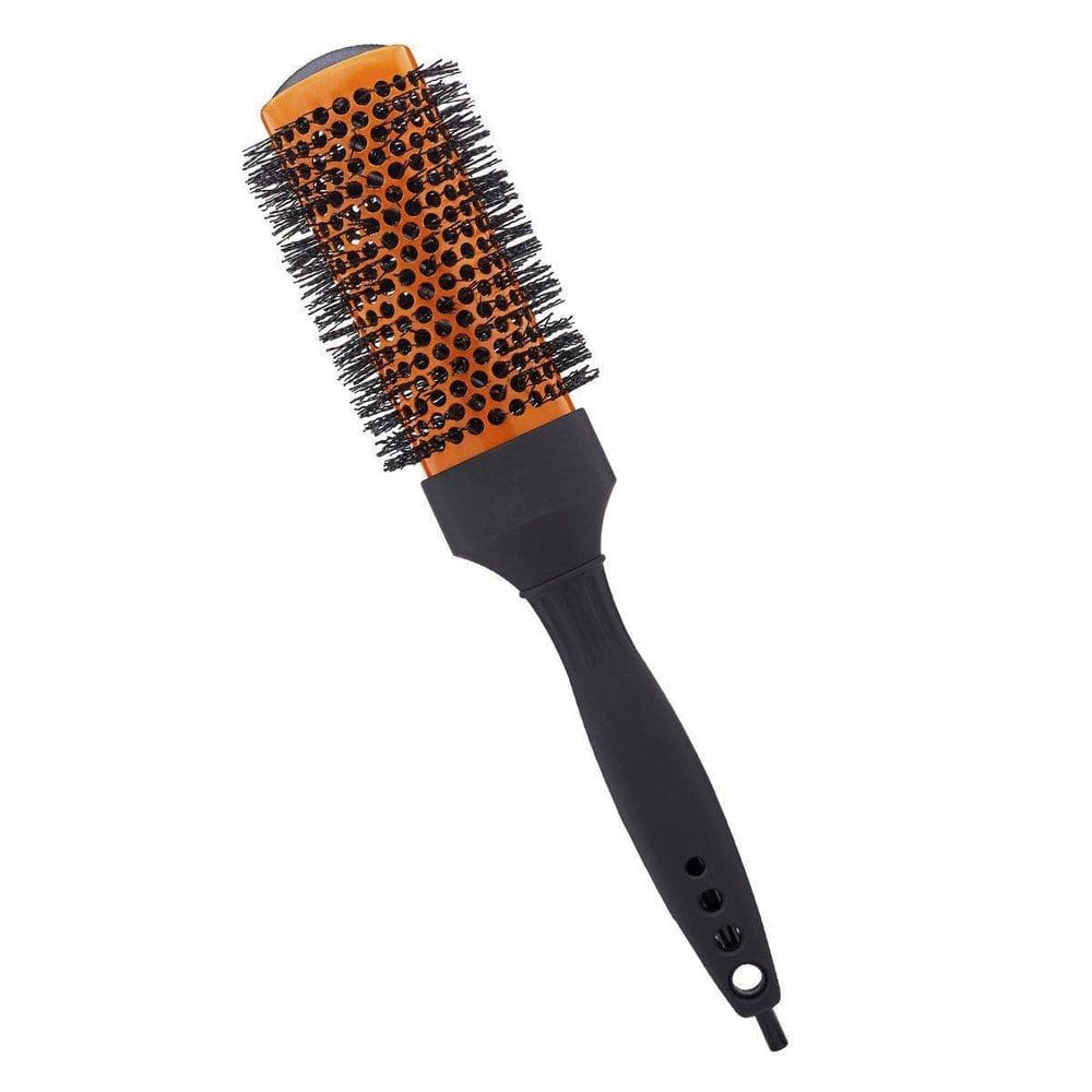Escova De Cabelo Térmica De Cerâmica 18K Laranja 60Mm