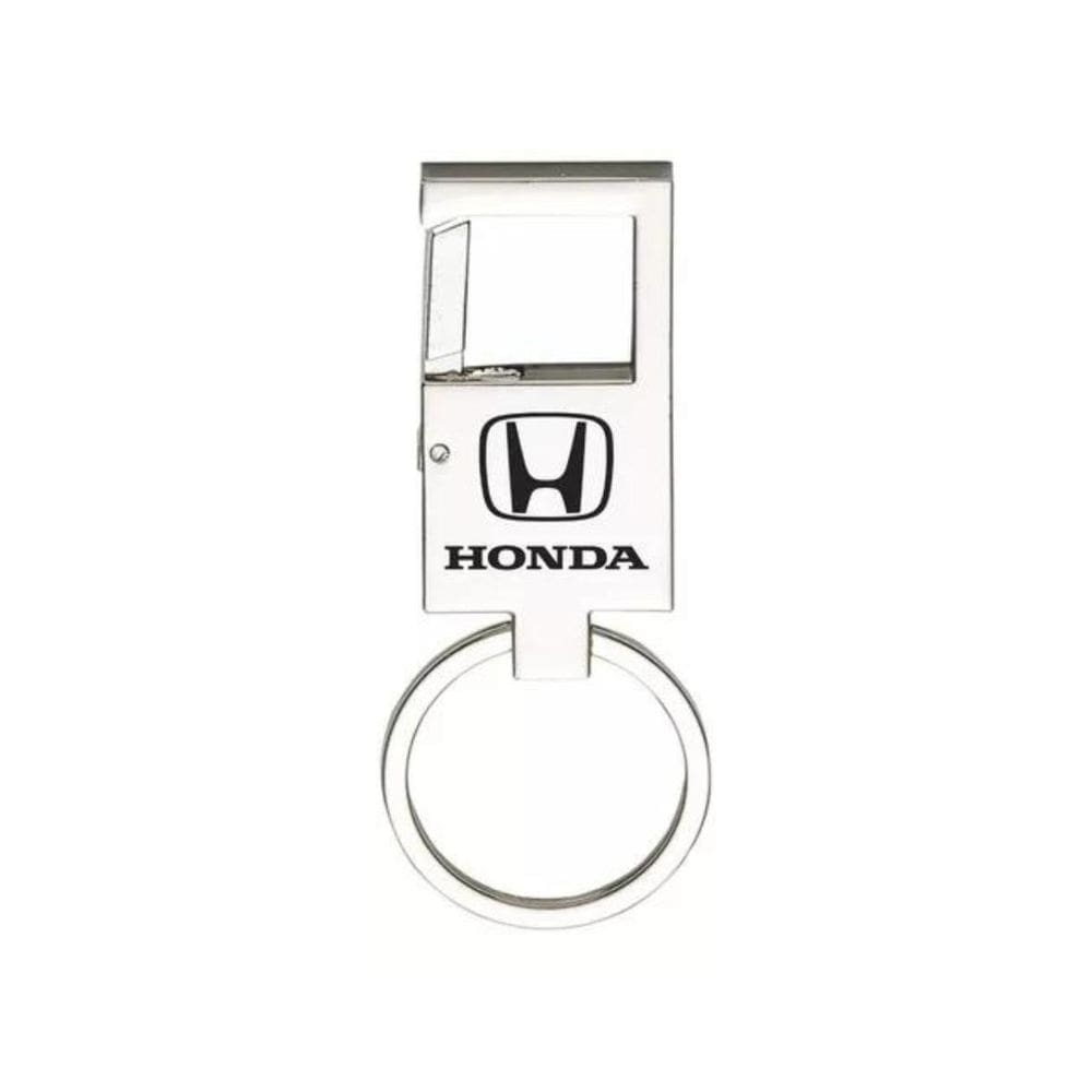Chaveiro Para Honda Metal Espelhado Mosquetão - E