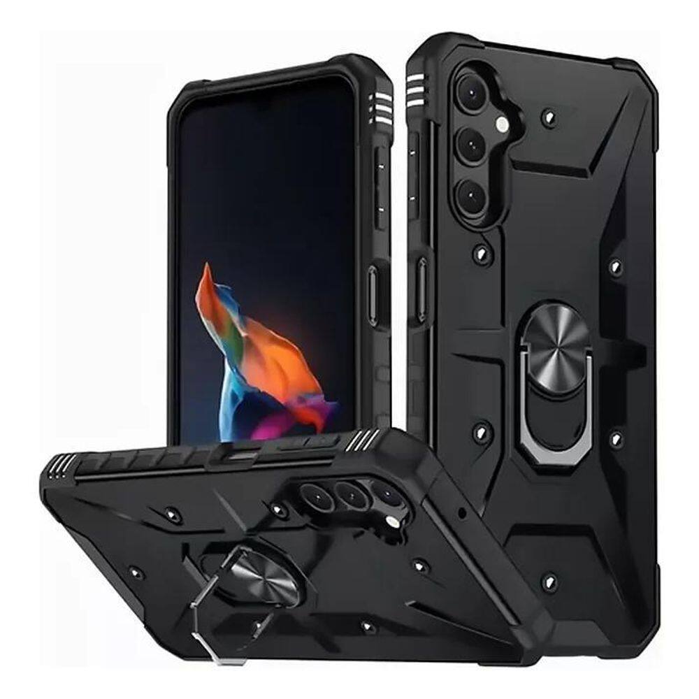 Capa Capinha Para Samsung De Armadura Com Ant Cinza S23 Ultr