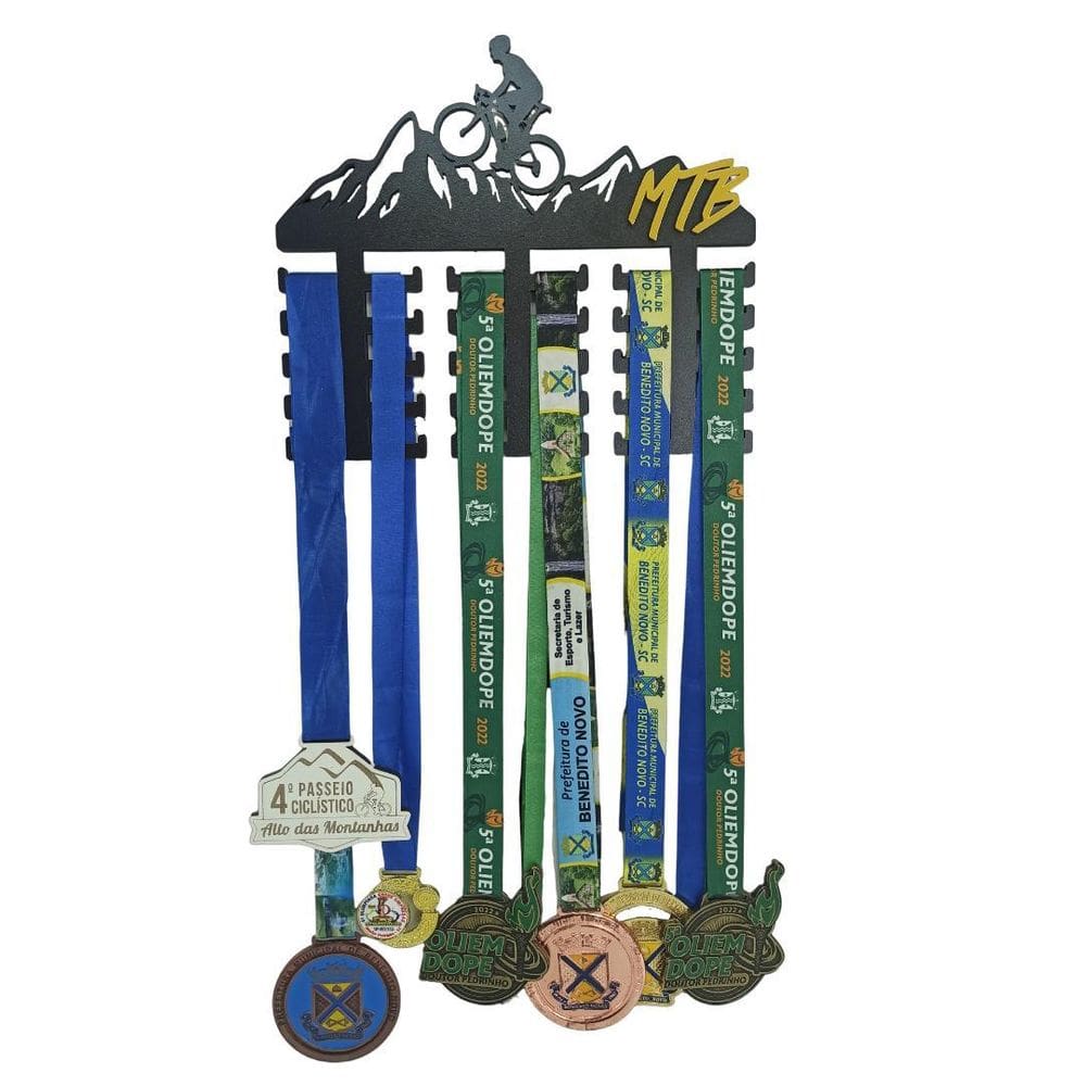 Portas Medalhas Mountain Bike Premiação Troféu Ciclismo Mtb