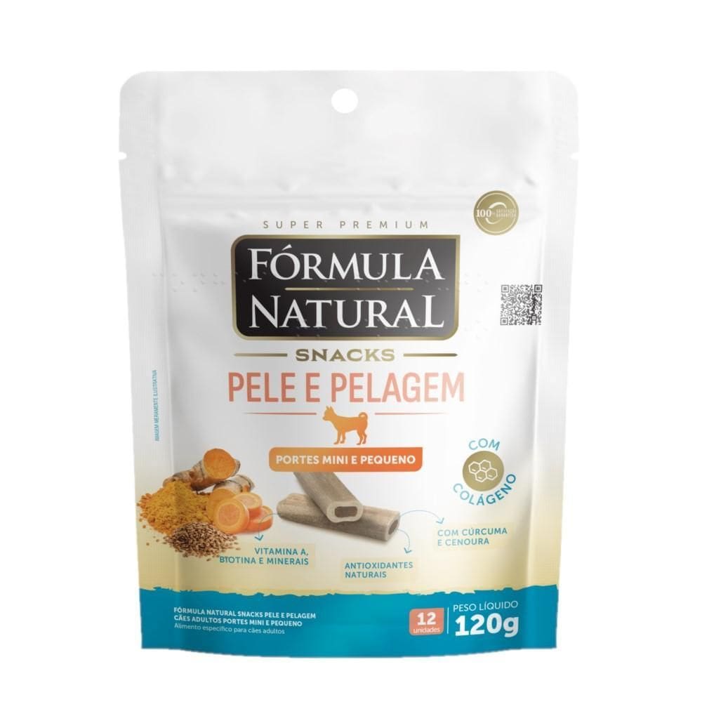 Fórmula Natural Snacks Pele E Pelagem Cão Adulto