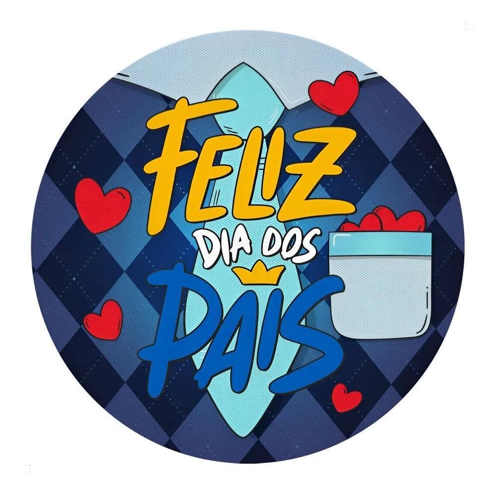 Painel De Festa Redondo Decoração De Aniversário 1,5 C/El Pa