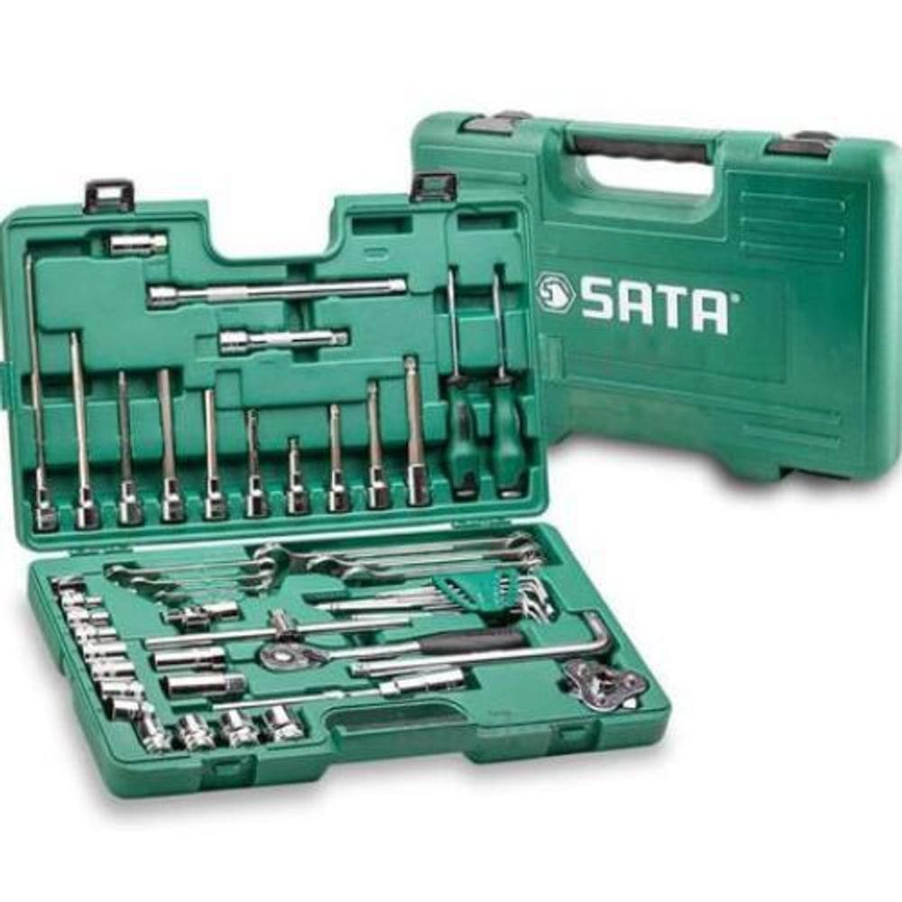 Maleta De Ferramentas Para Oficina - 50 Peças - Sata