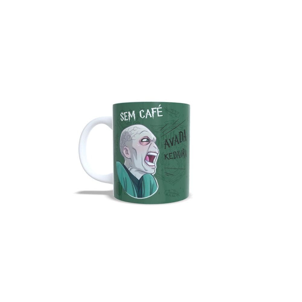 Caneca Harry Potter Voldemort Café Porcelana