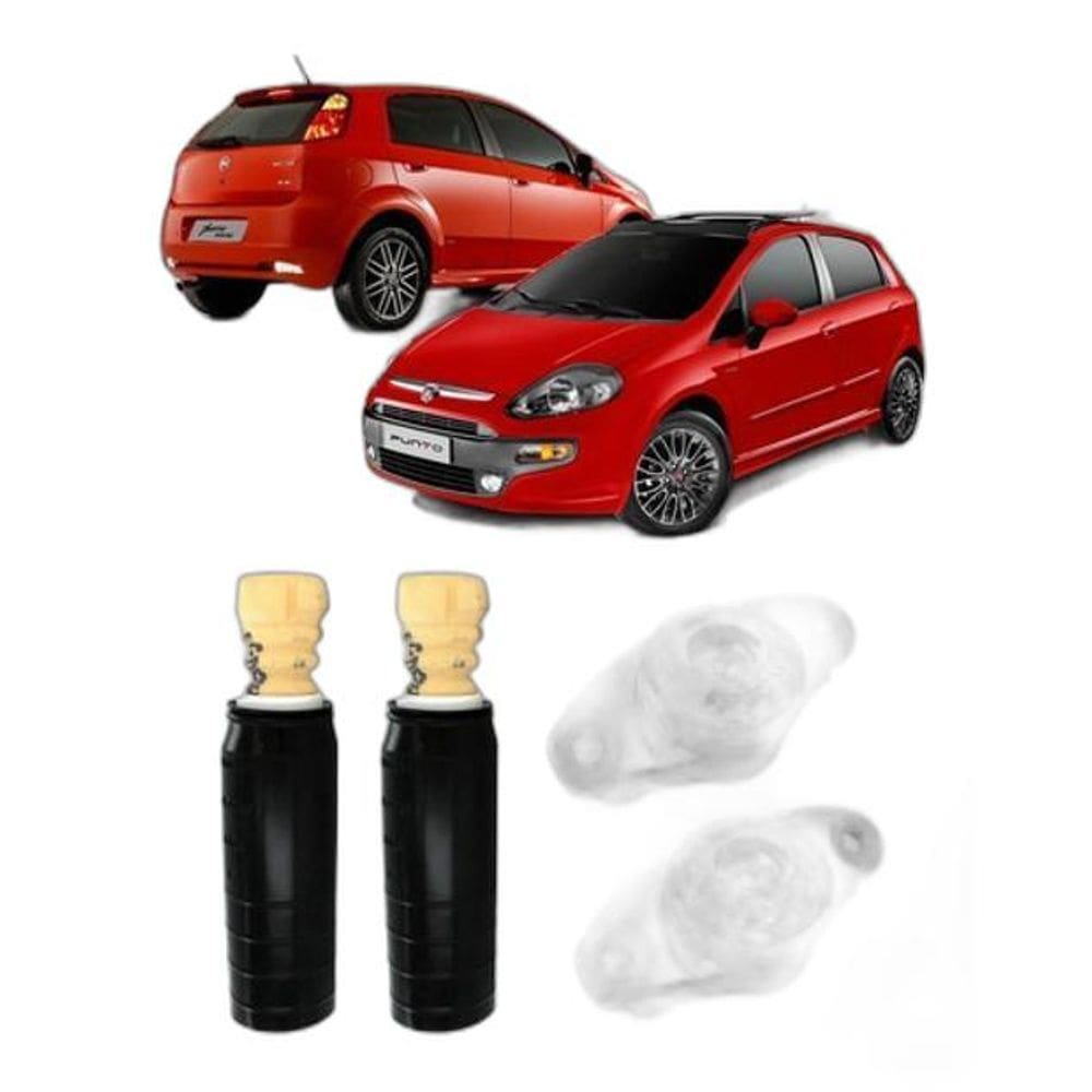 2 Kit Do Amortecedor Traseiro Fiat Punto 2012 2013 2014 2015