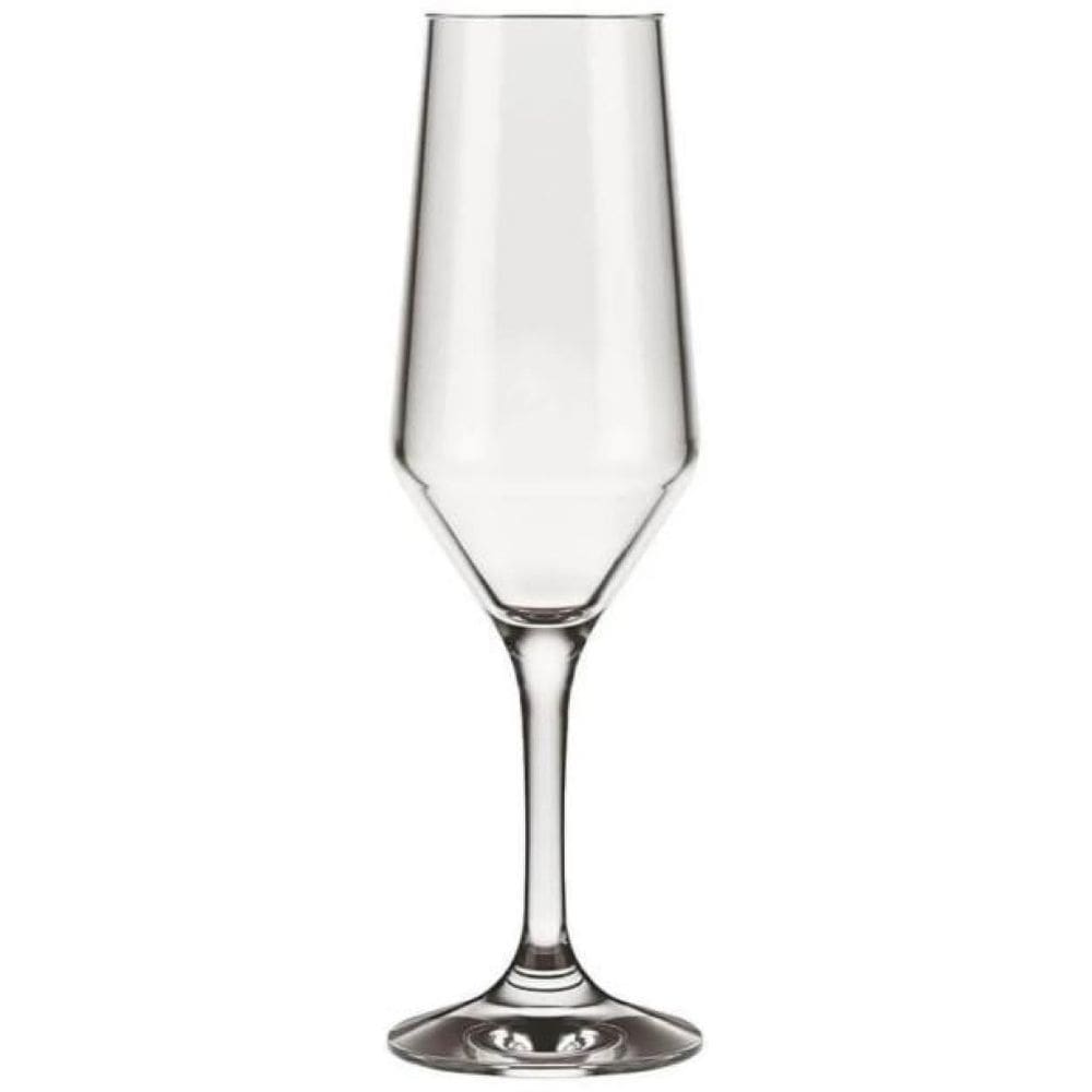 Taça Champagne Festa Vidro Cristal Buffet Liso 186 Ml Nadir