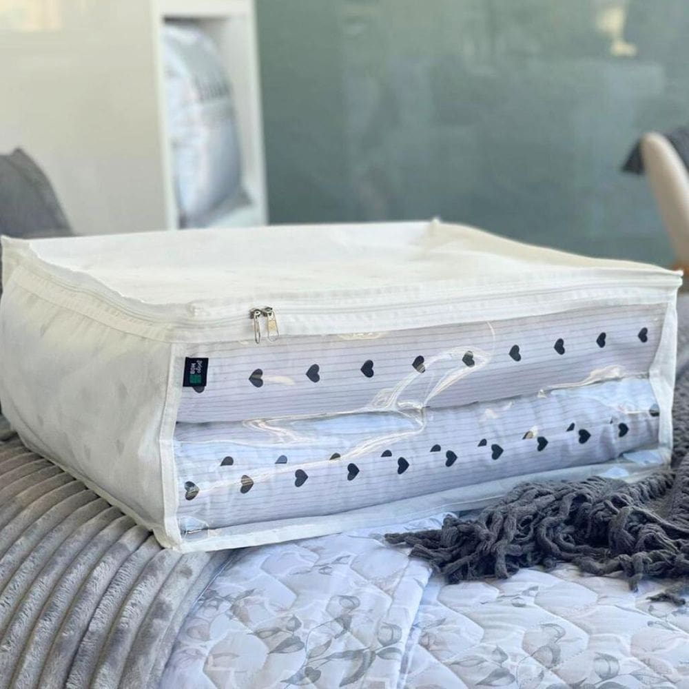 Capa Organizadora De Rouparia Tam P Cor Branco