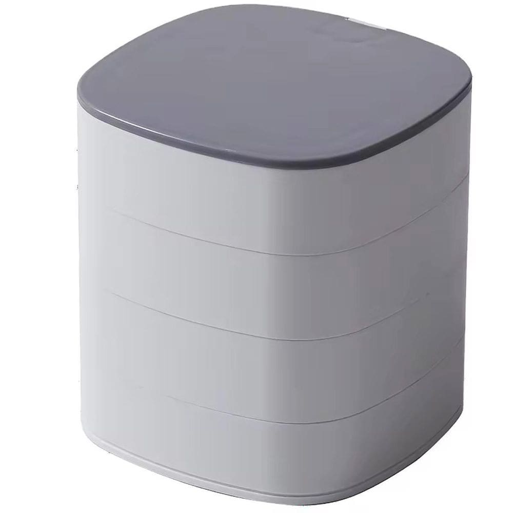 Organizador Giratório 4 Andares Espelho P Maquiagem Jóias