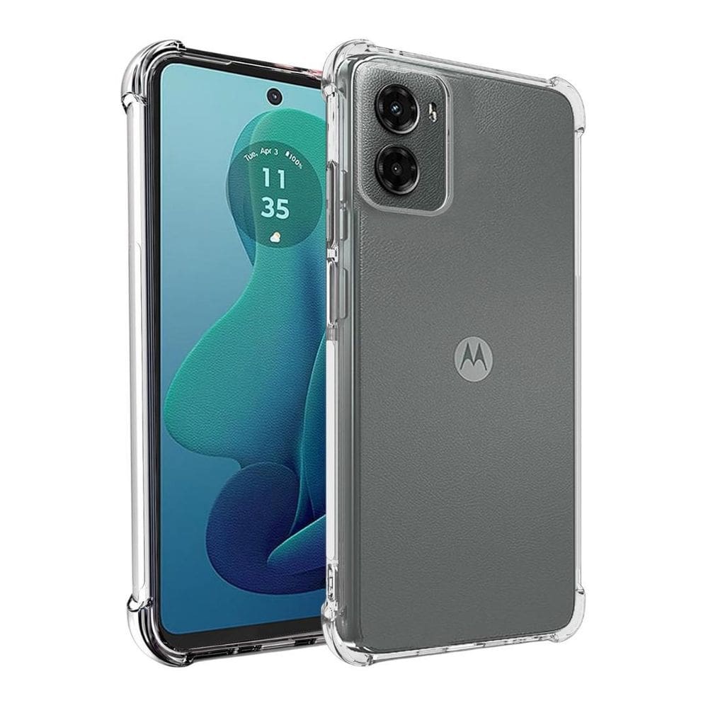 Capa Transparente + Película De Vidro Para Motorola Moto G05