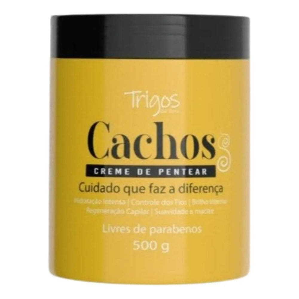 Creme De Pentear Crespos Ondulados Trigos Da Terra Cachos 5