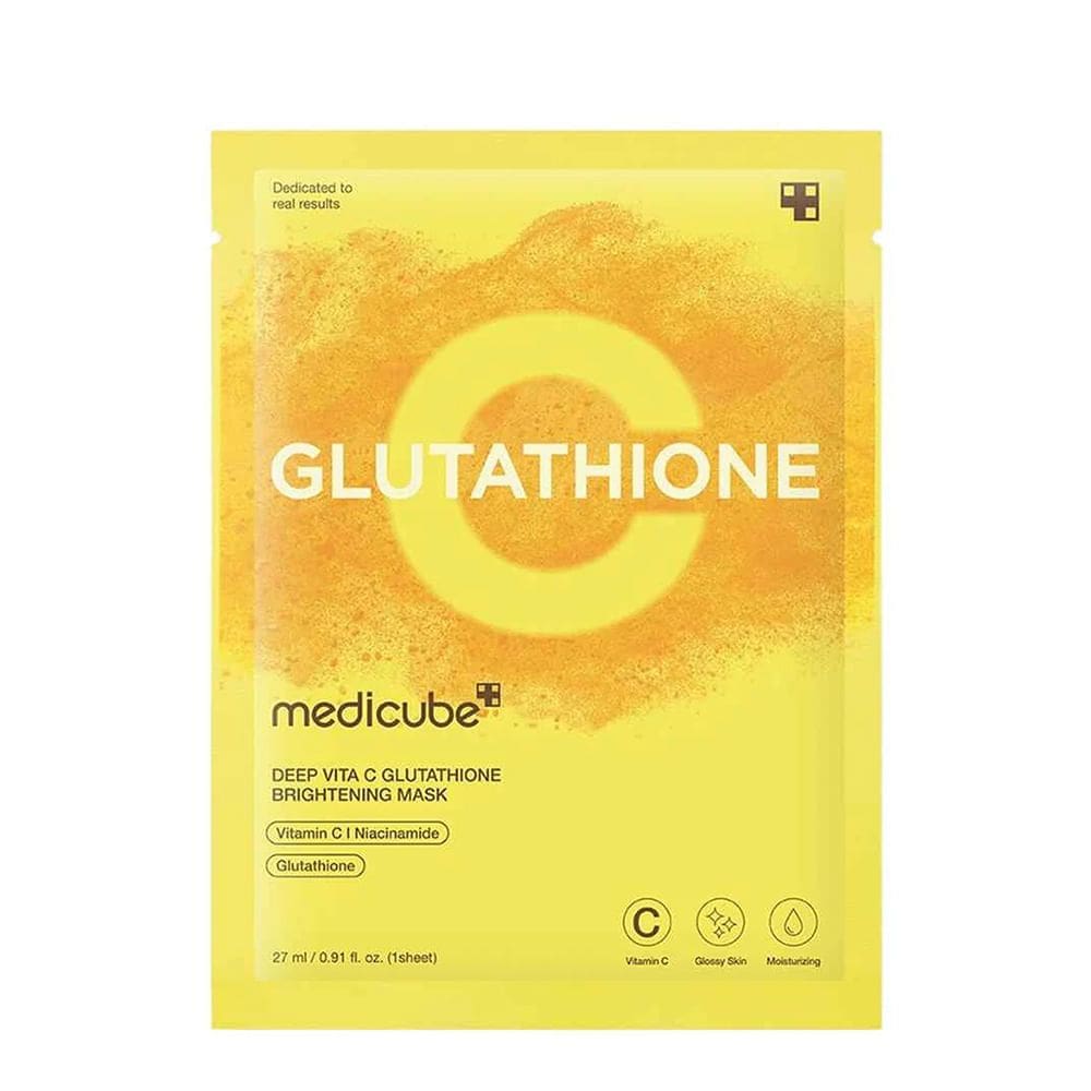 Medicube Deep Vita C Glutathione Brightening Mask - Máscara Facial 27ml