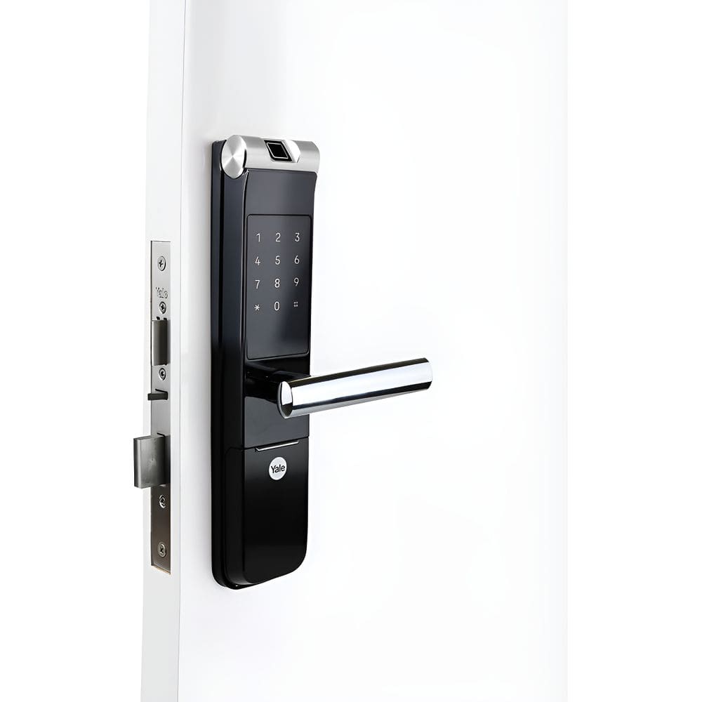Fechadura Digital Sobrepor Biometrica E App Yale Ymf40a