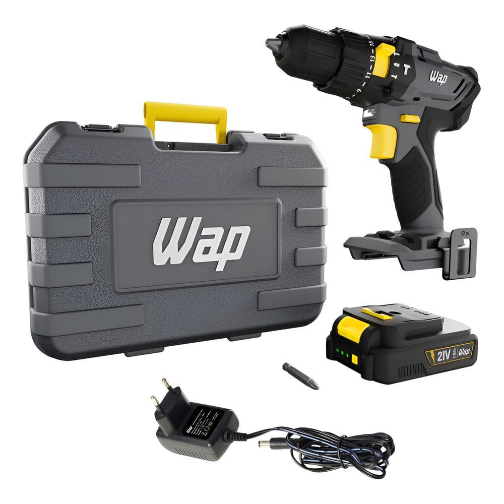 Kit Maleta Parafusadeira E Furadeira Wap 21v 3/8 K21