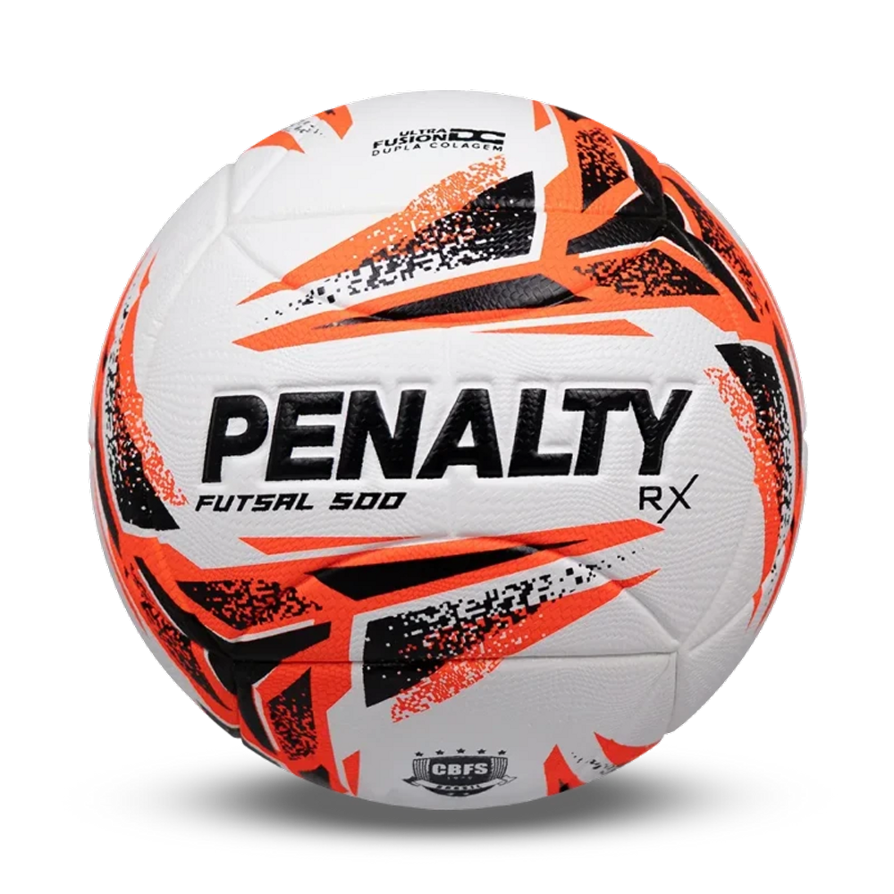 Bola Futsal Penalty Rx 500 Xxiii Cbfs Oficial Laranja