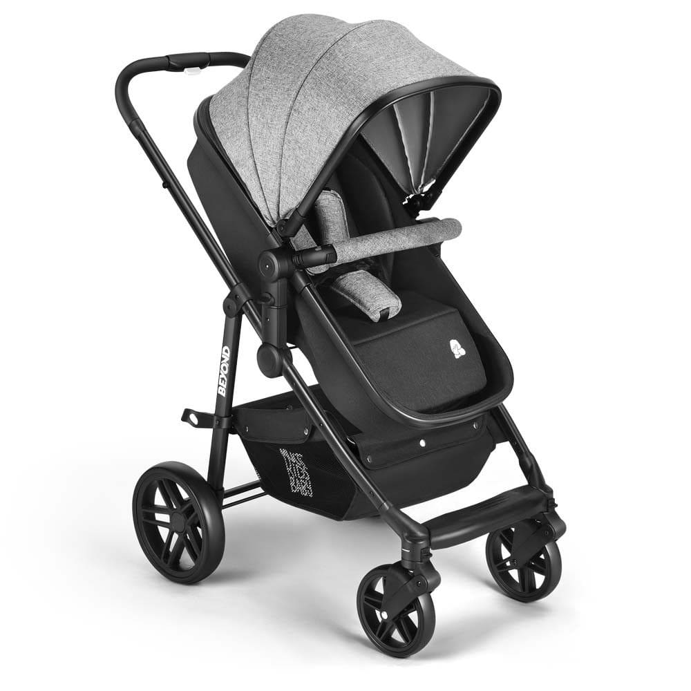 Carrinho Passeio Beyond 2 em 1 Assento Moises 0-15kgs Cinza Multikids Baby - BB429