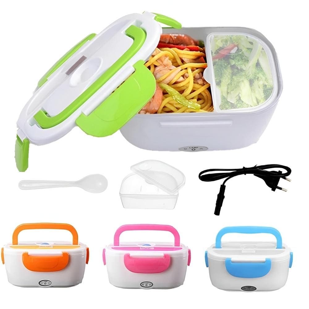 Marmita Eletrica Automatica Bivolt Casa Escritorio Lancheira Termica Domestica Com Divisorias Lunch Box 110V 220V