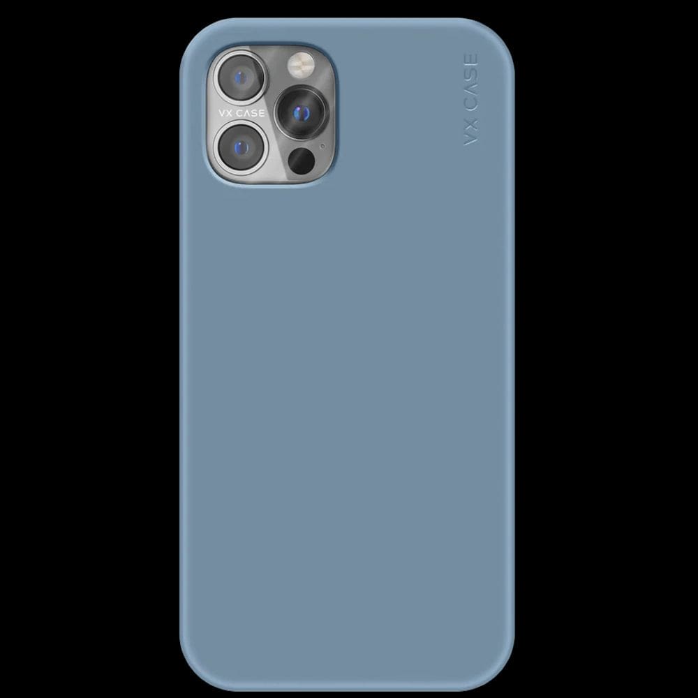 Capa 12 Pro, Ultra Fina, Toque Suave, Proteção Antirrisco, Encaixe Preciso, Cor Azul