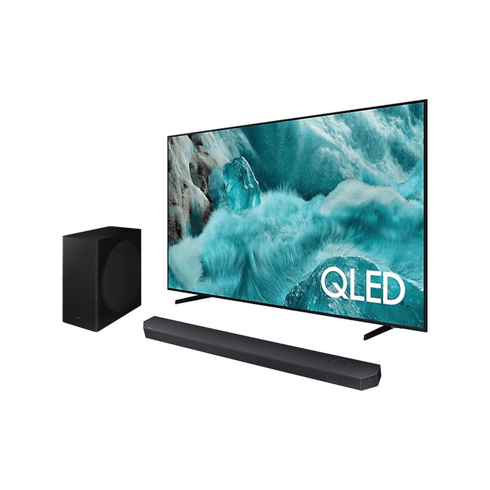 Vision AI TV 85” QLED 4K Q7F 2025 + Soundbar HW-Q990F