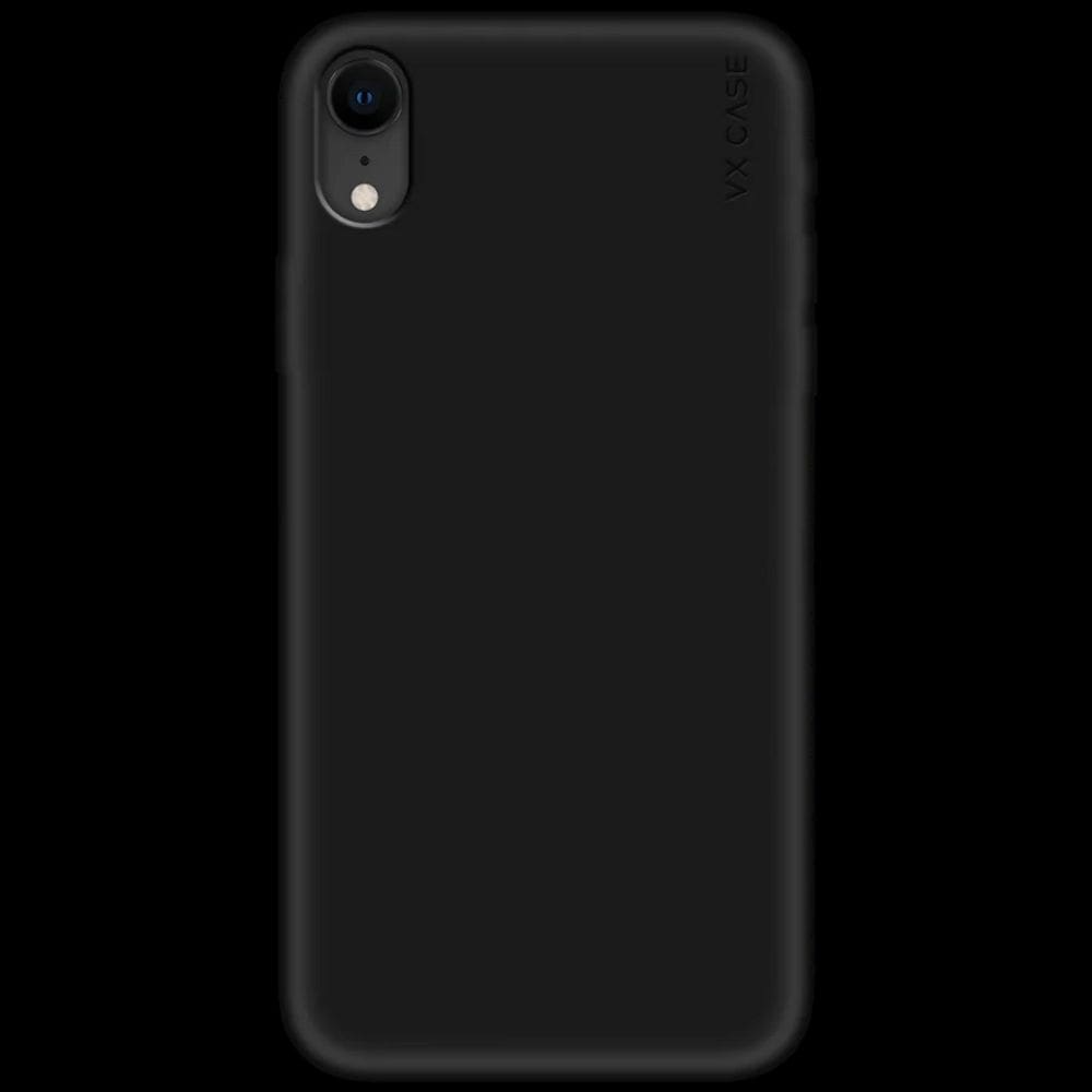 Capa Silicone XR Ultra Fina, Toque Suave, Proteção Antirrisco, Encaixe Preciso, Cor Preto