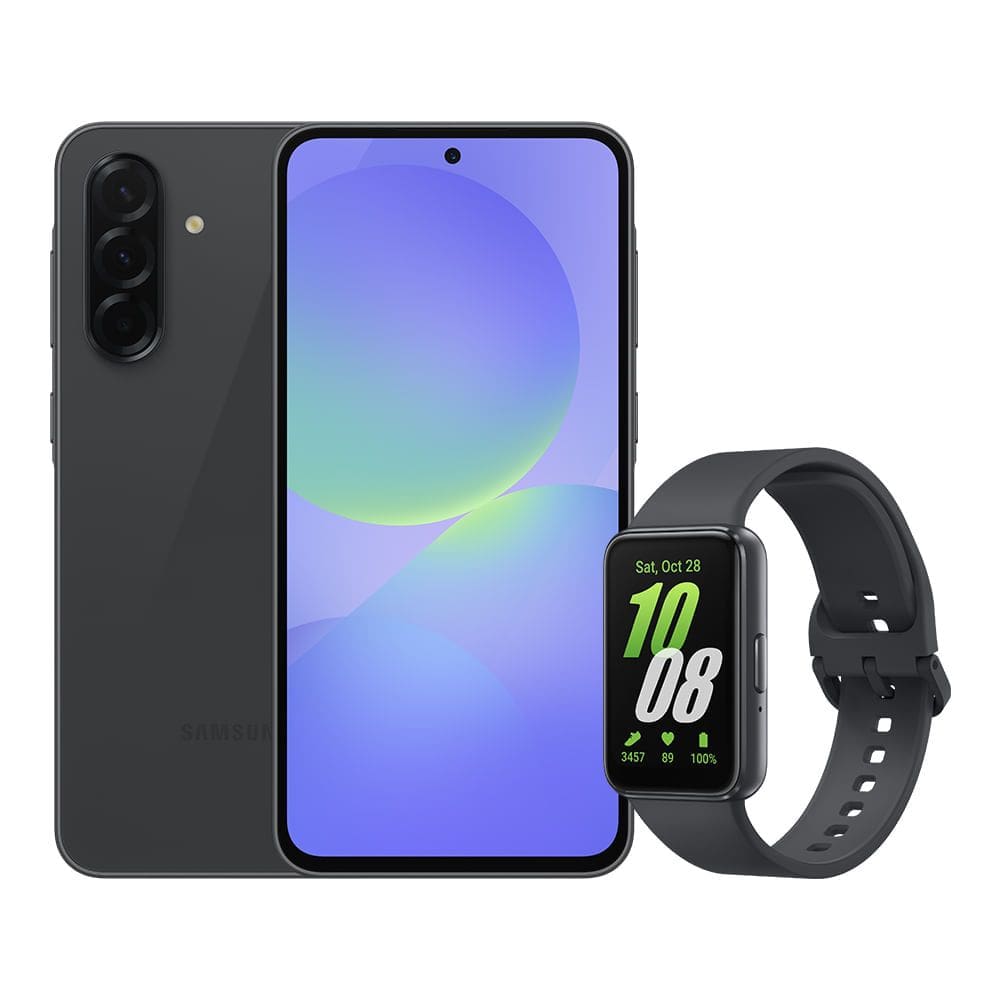 A36 5G (256GB) - Preto + Galaxy Fit3 - Grafite