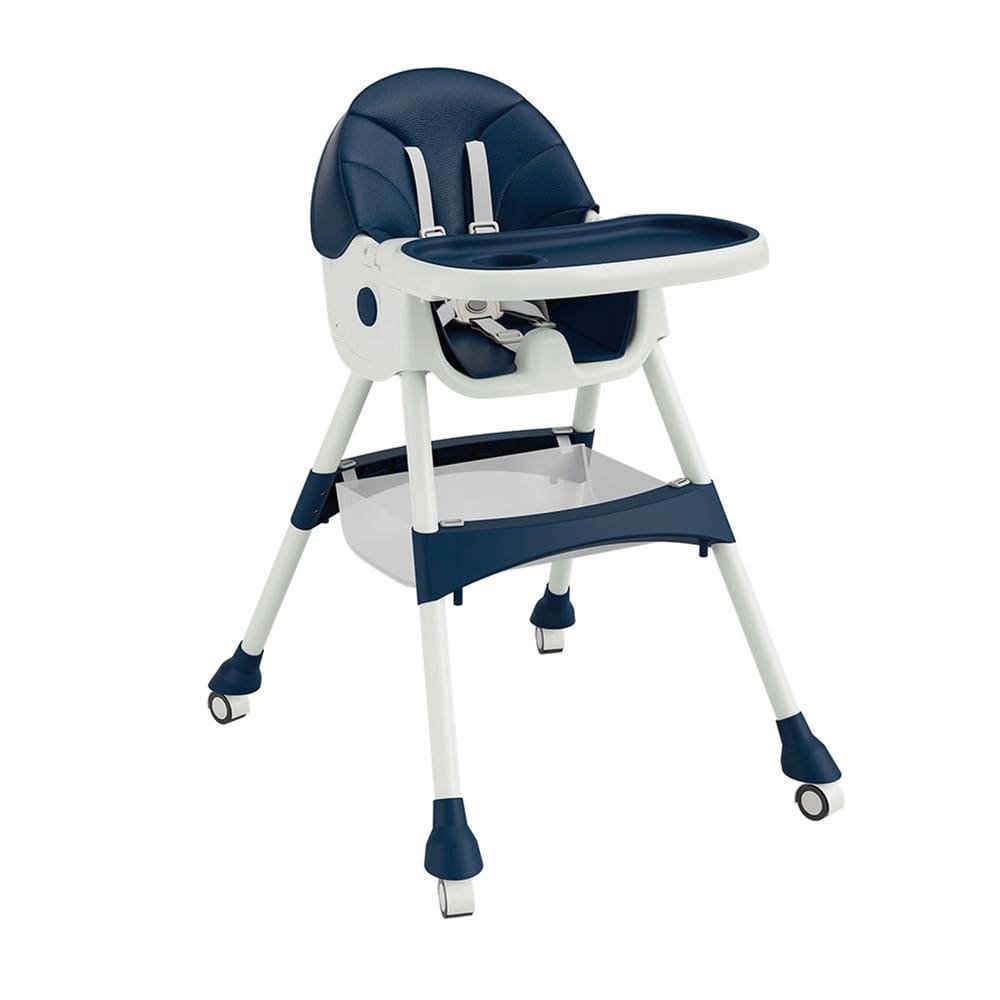 Cadeira de Alimentação Zippy Toys Reclinável e Dobrvel Azul