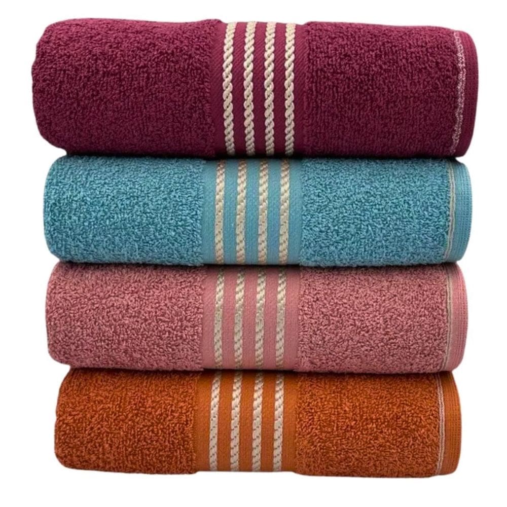 Kit 4 Toalhas Banhão Macia Quasar Premium - 400 G/M