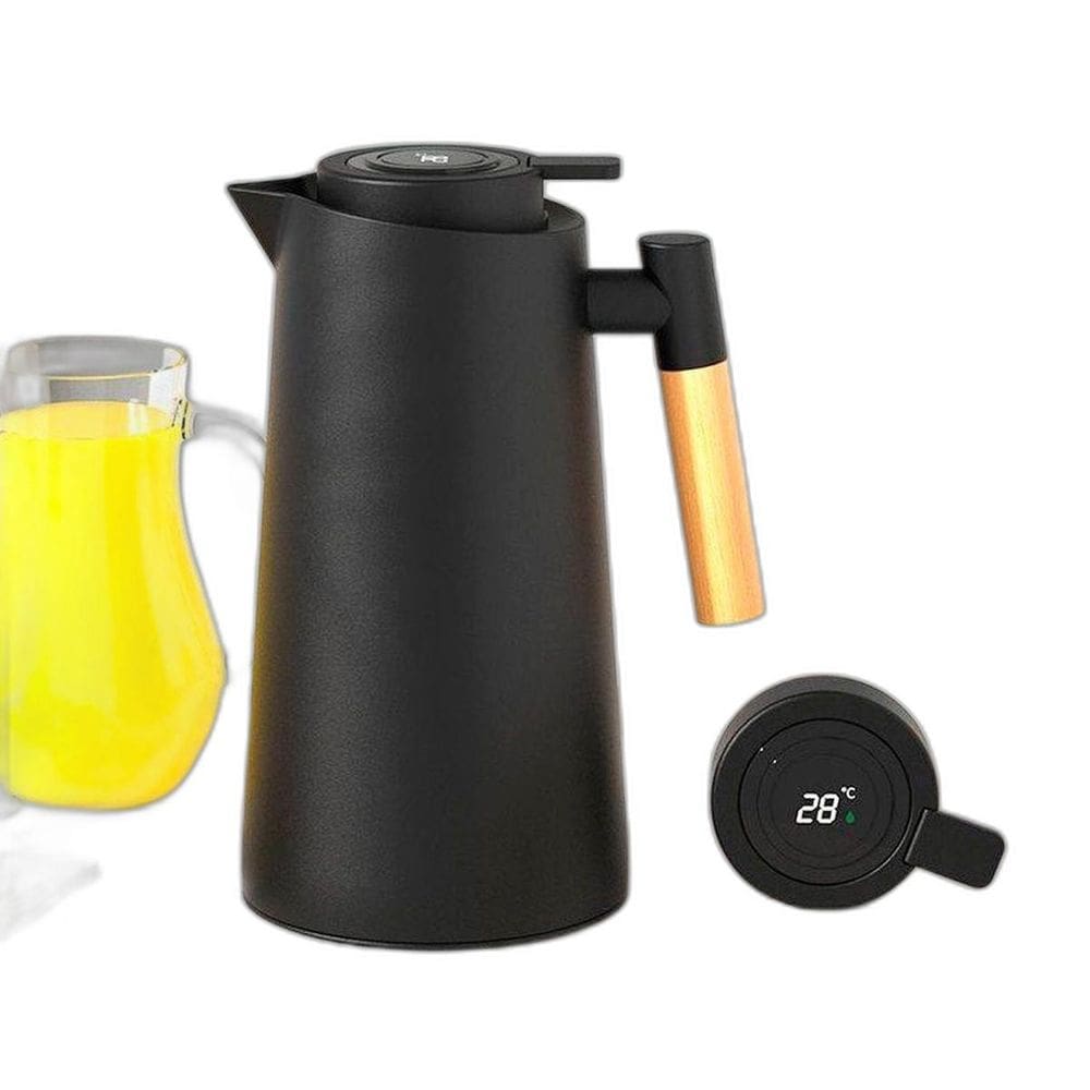 Cafeteira Digital Led Térmica Ideal Manter Café Quente 1L