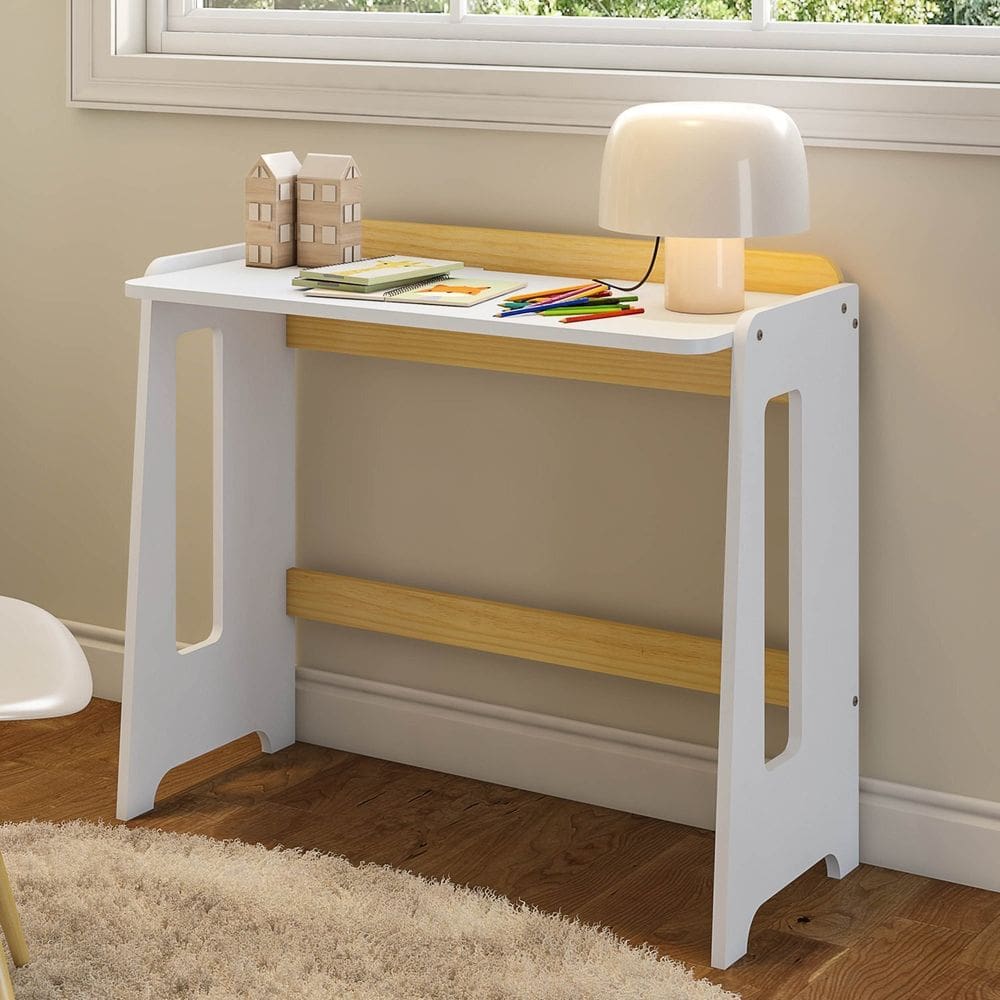 Escrivaninha Petit Casatema Madeiraoriginals Branco/Mel