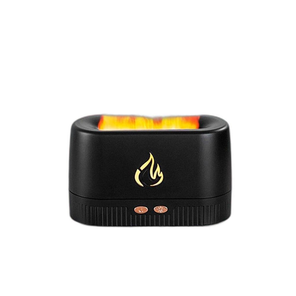 Difusor Ultrassonico Umidifcador Flame Aromaterapia Fogo