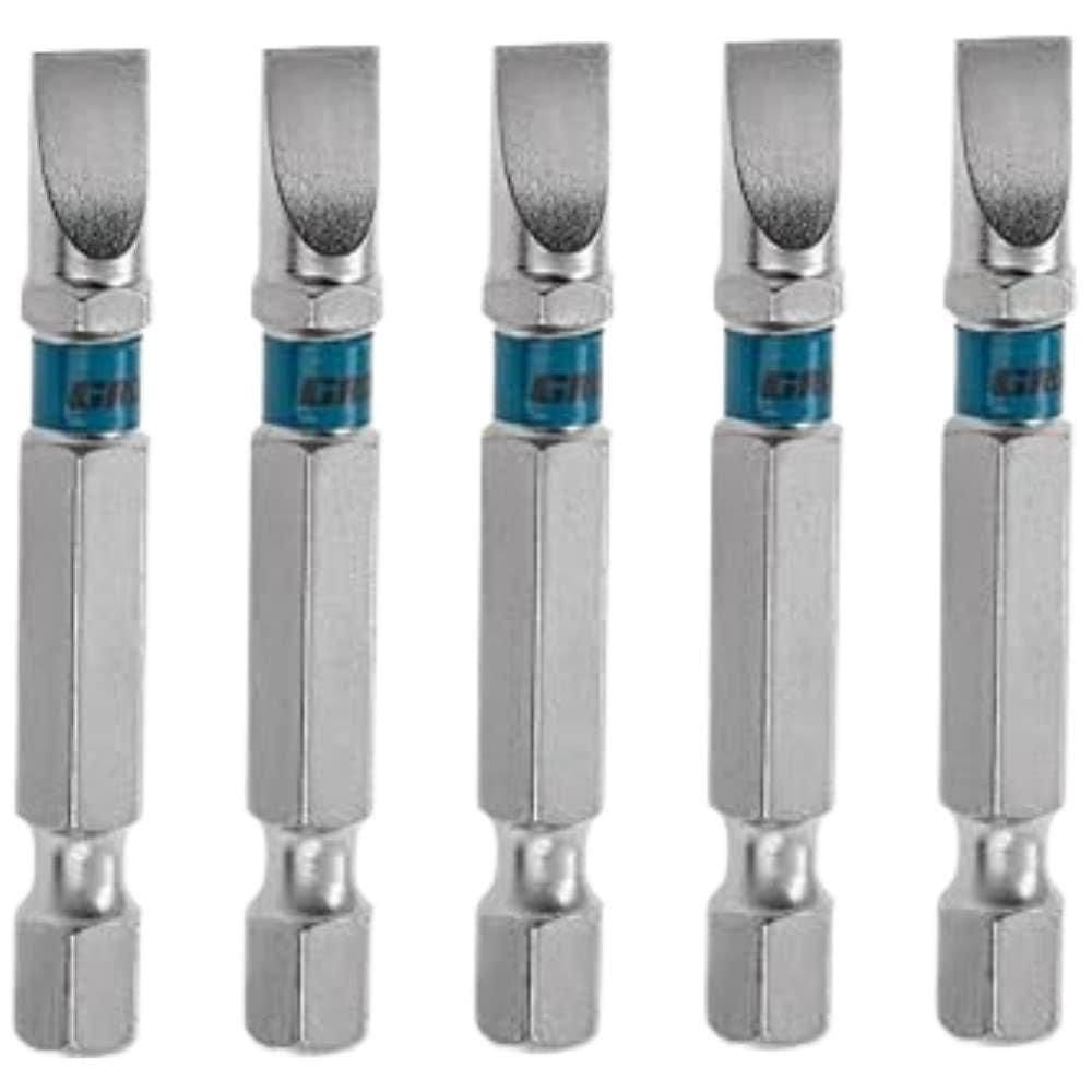 Bits de Fenda 1/4 POL 50 MM N°2 com 5 Unidades GROSS