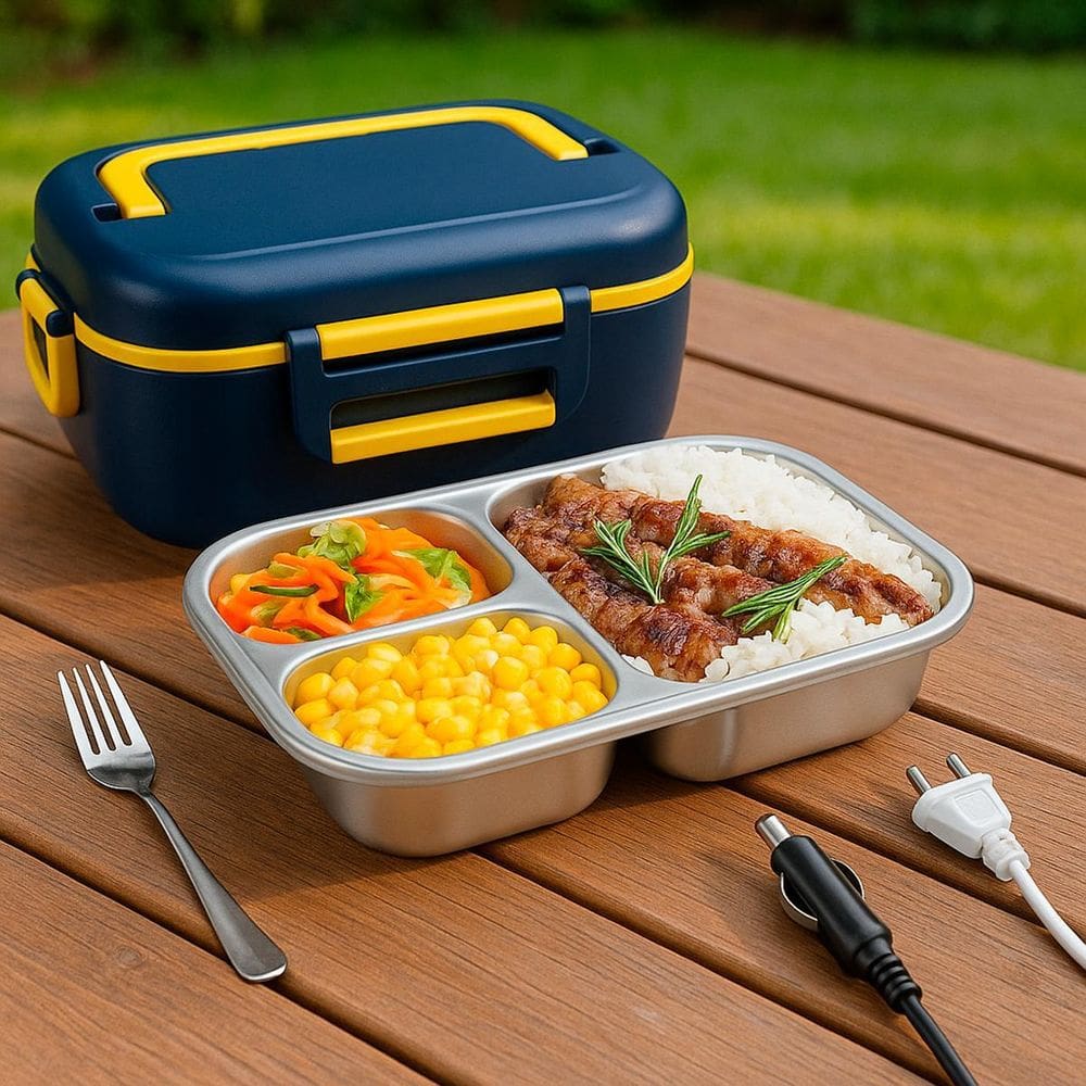 Marmita Elétrica Alimentos Aquecedor Inox 1.5L