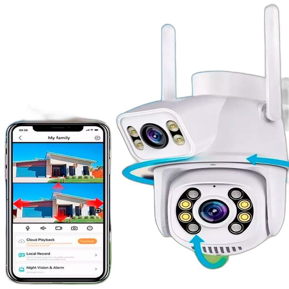 Câmera Vídeo Movimento Casa Segurança Wifi